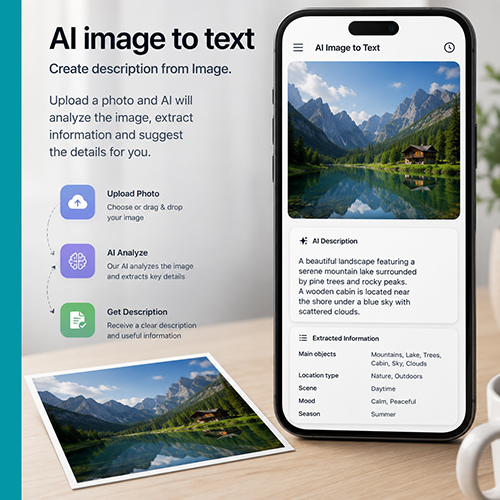 Add text app logo